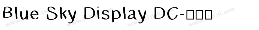 Blue Sky Display DC字体转换